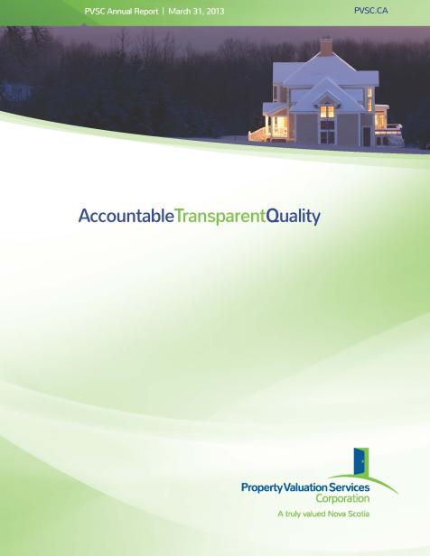 2012-2013 PVSC Annual Report